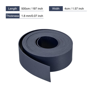 Harfington Faux Leather Strip Leather Strap Double-Sided for DIY Crafts, Belts, Bags