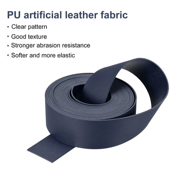 Harfington Faux Leather Strip Leather Strap Double-Sided for DIY Crafts, Belts, Bags