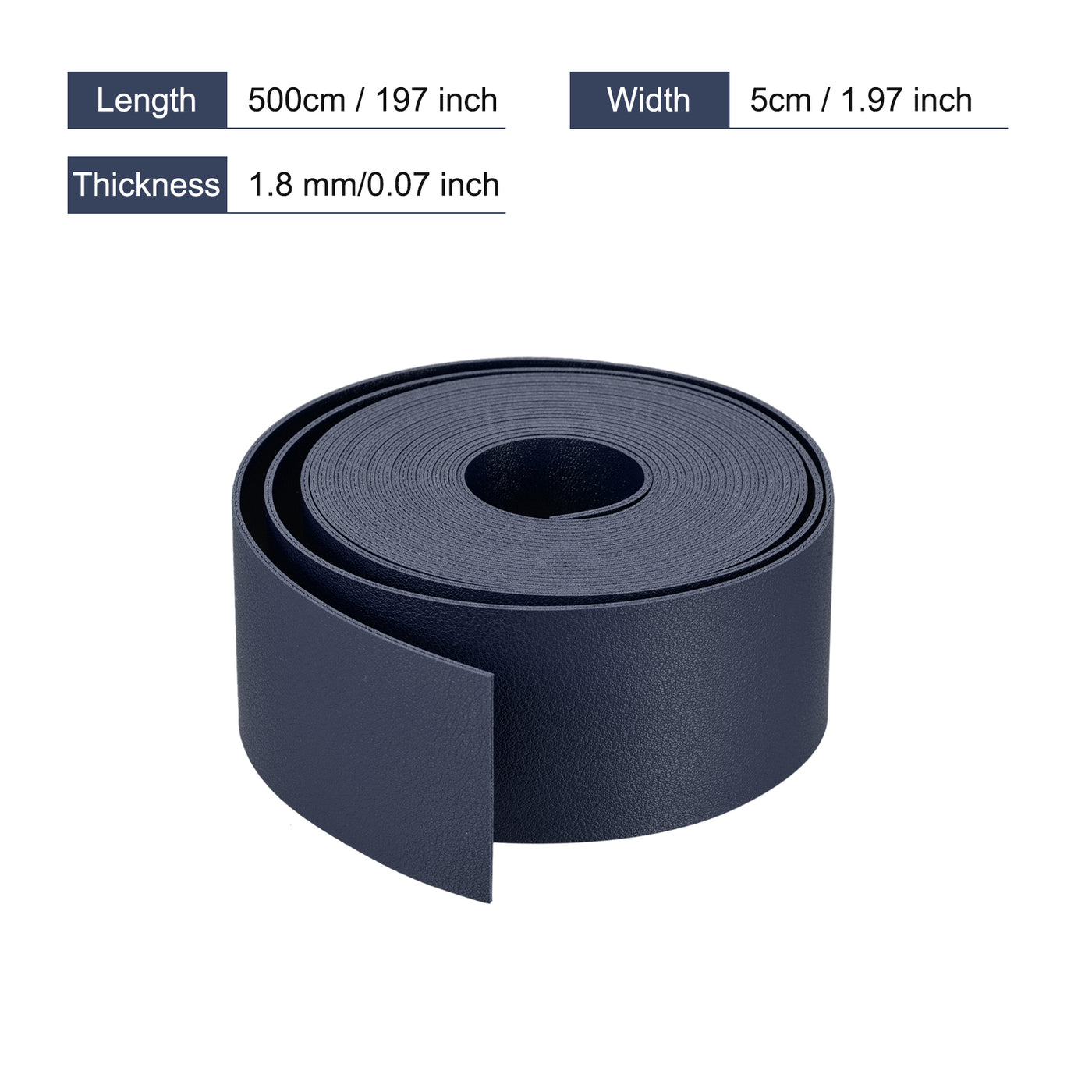 Harfington Faux Leather Strip Leather Strap Double-Sided for DIY Crafts, Belts, Bags