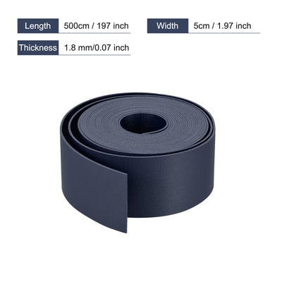 Harfington Faux Leather Strip Leather Strap Double-Sided for DIY Crafts, Belts, Bags