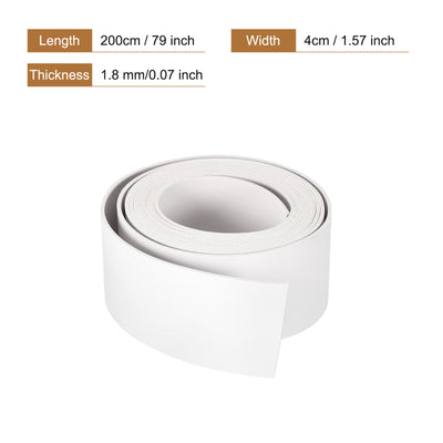 Harfington Faux Leather Strip Leather Strap Double-Sided for DIY Crafts, Belts, Bags