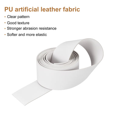 Harfington Faux Leather Strip Leather Strap Double-Sided for DIY Crafts, Belts, Bags