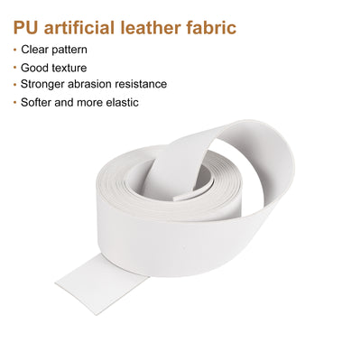 Harfington Faux Leather Strip Leather Strap Double-Sided for DIY Crafts, Belts, Bags