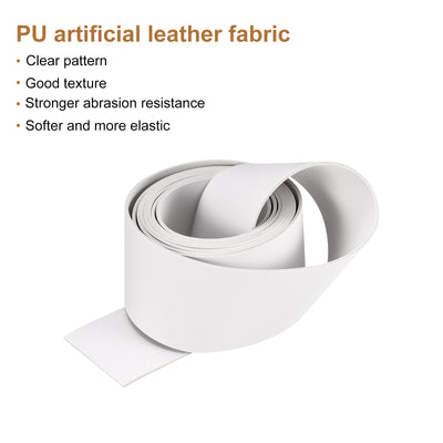 Harfington Faux Leather Strip Leather Strap Double-Sided for DIY Crafts, Belts, Bags