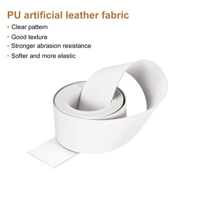 Harfington Faux Leather Strip Leather Strap Double-Sided for DIY Crafts, Belts, Bags