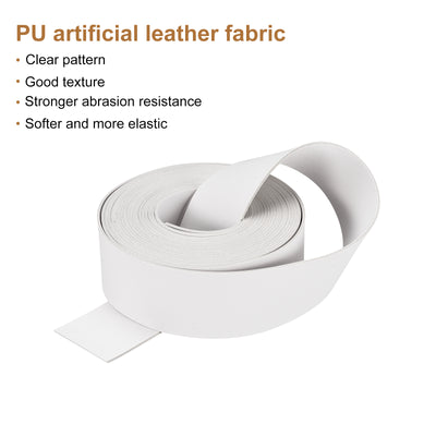 Harfington Faux Leather Strip Leather Strap Double-Sided for DIY Crafts, Belts, Bags