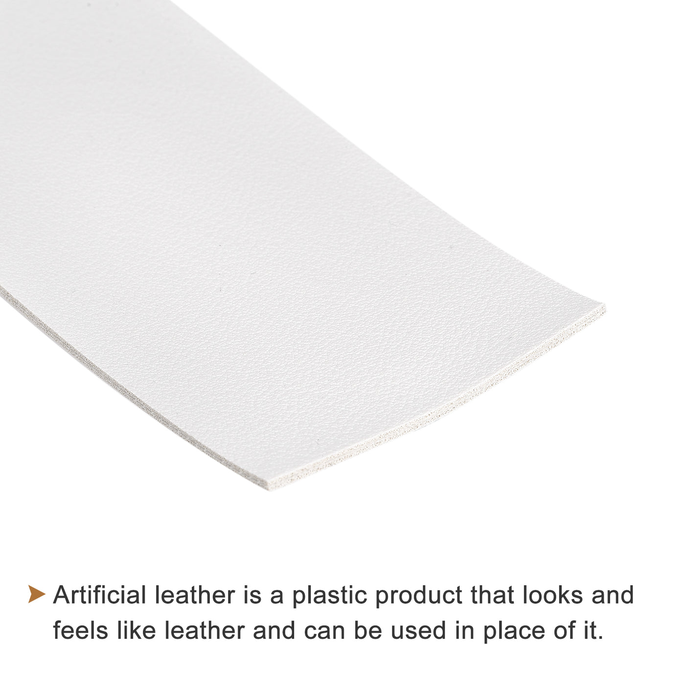 Harfington Faux Leather Strip Leather Strap Double-Sided for DIY Crafts, Belts, Bags