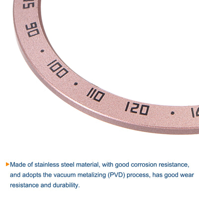Harfington Uxcell Watch Bezel Ring Adhesive Cover Style B Anti-Scratch Protector