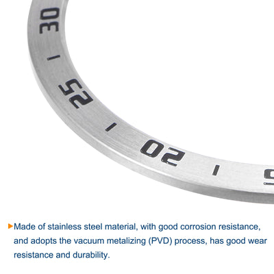 Harfington Uxcell Watch Bezel Ring Adhesive Cover Style a Anti-Scratch Protector
