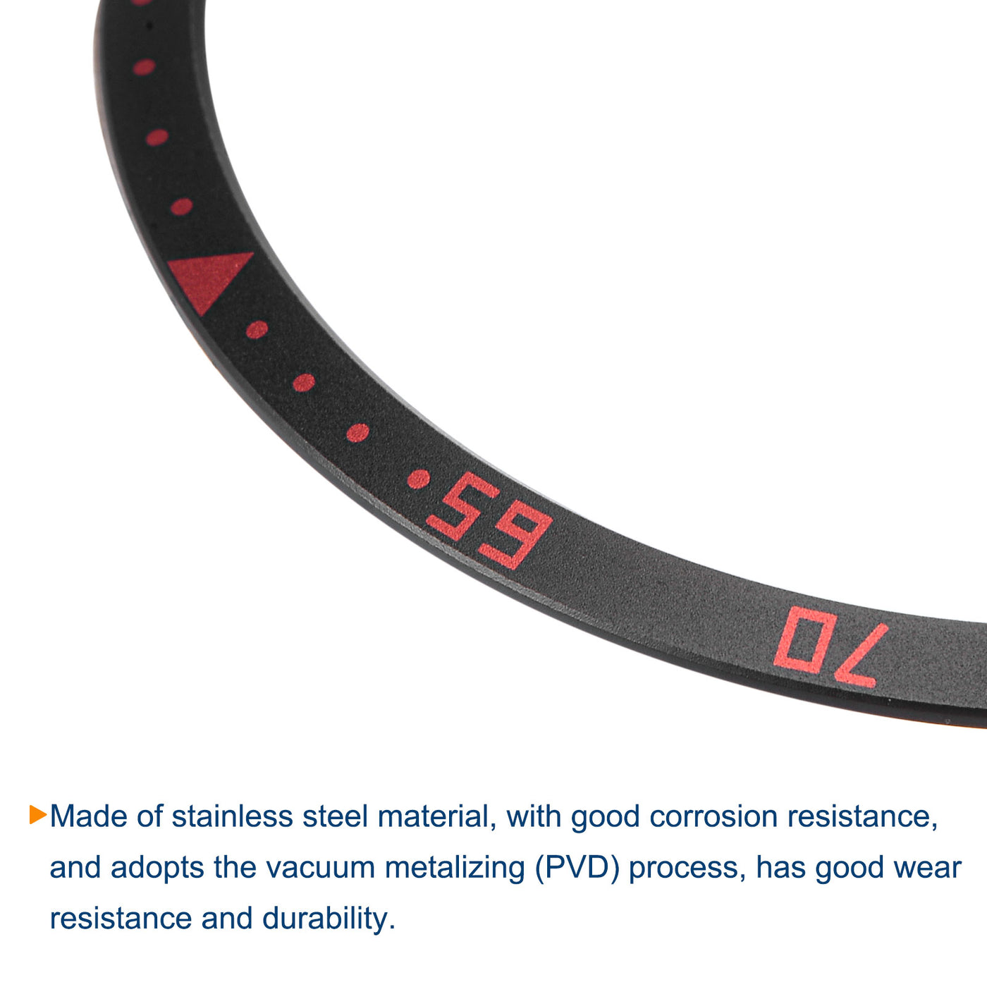 uxcell Watch Bezel Ring Adhesive Cover Style B Anti-Scratch Protectors