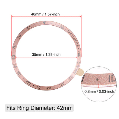 Harfington Uxcell Watch Bezel Ring, Adhesive Cover Style, B Anti-Scratch Protector