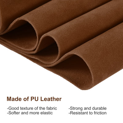 Harfington PU Synthetic Leather, Soft Faux Frosted Leather Sheets, for DIY Handicraft
