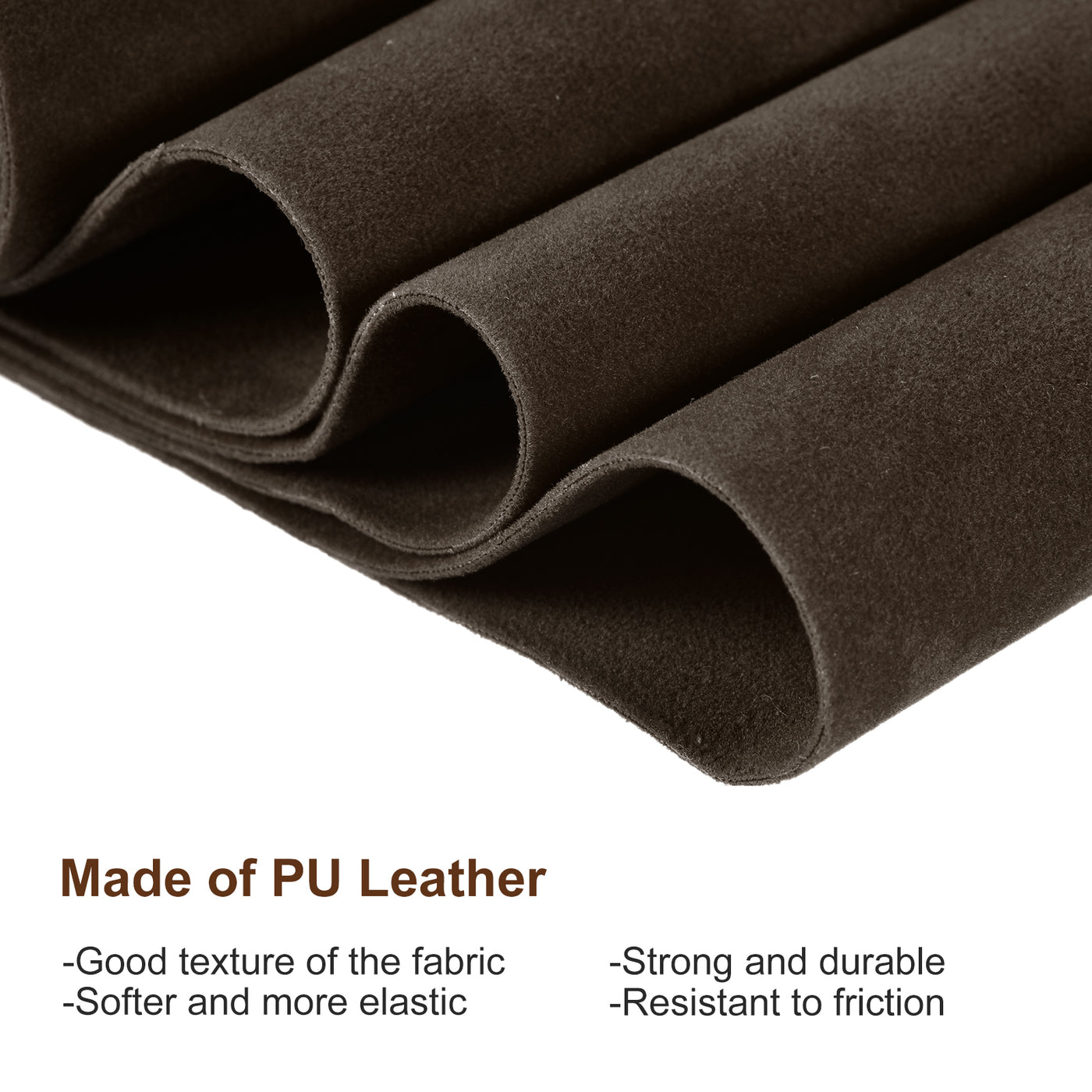 Harfington PU Synthetic Leather, Soft Faux Frosted Leather Sheets, for DIY Handicraft
