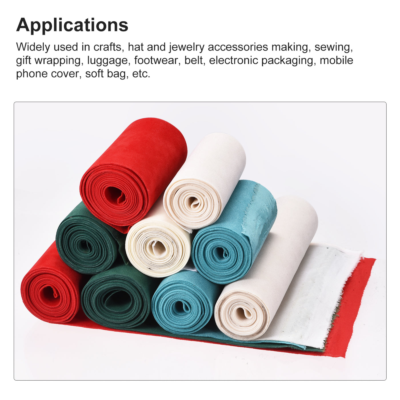 Harfington PU Synthetic Leather, Soft Faux Frosted Leather Sheet for DIY Handicraft