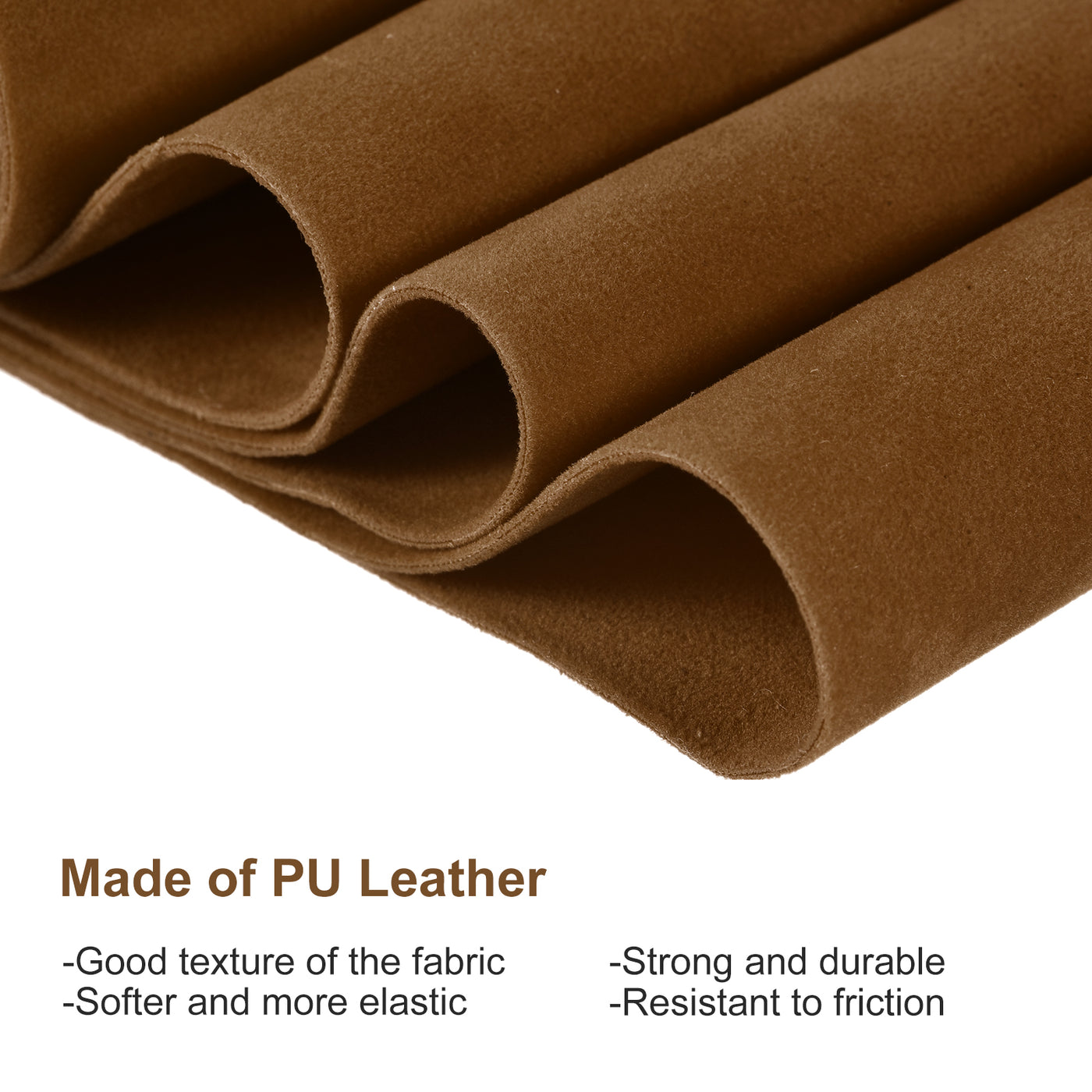 Harfington PU Synthetic Leather, Soft Faux Frosted Leather Sheets, for DIY Handicraft