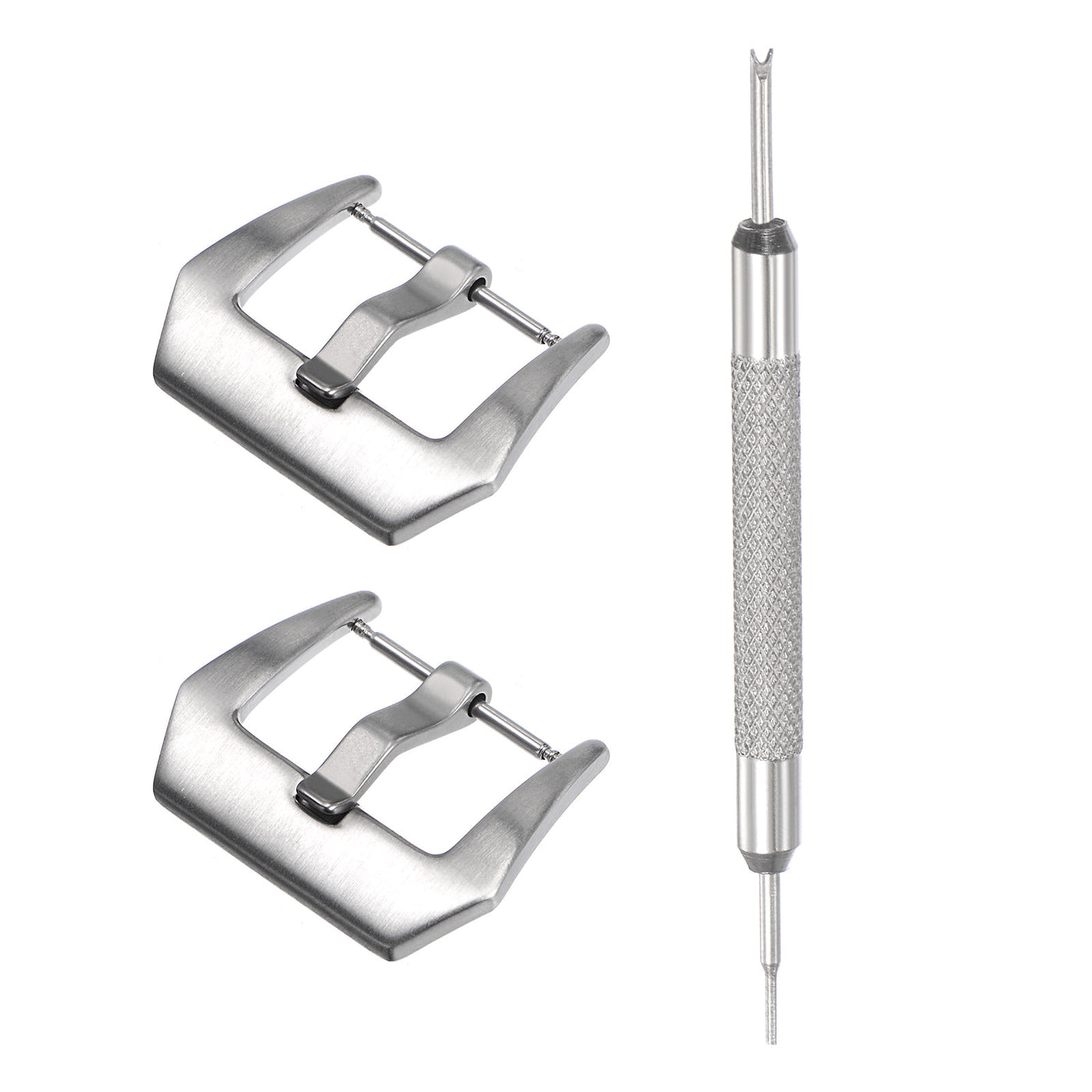 uxcell Watch Strap Clasp, Frosted PVD Buckle, for Watch Bands with Spring Bar Remover