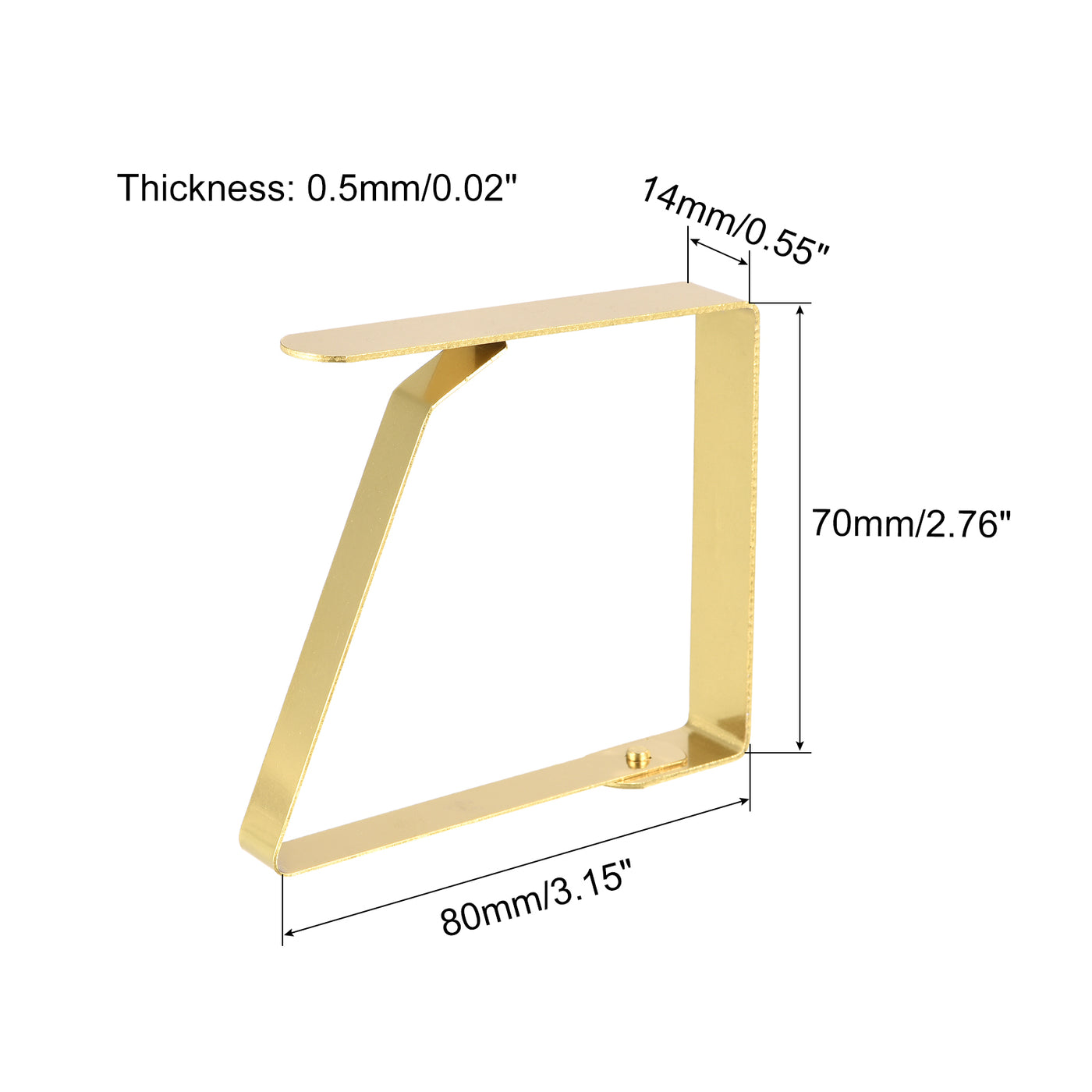 Harfington Tablecloth Clips 430 Stainless Steel Holder for Home Restaurant Banquet Outdoor Picnic Table Cloth Fixing