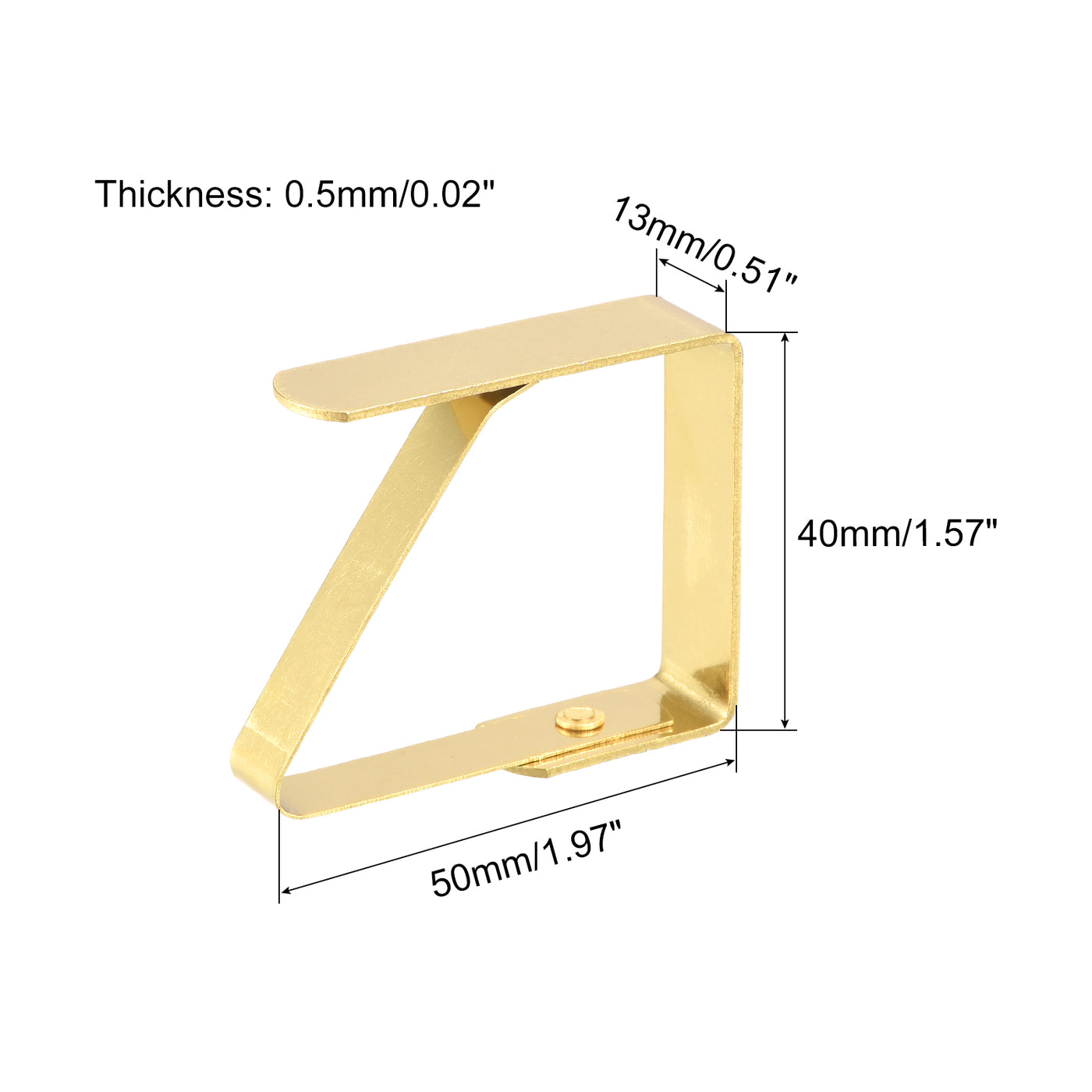 Harfington Tablecloth Clips 430 Stainless Steel Holder for Home Restaurant Banquet Outdoor Picnic Table Cloth Fixing