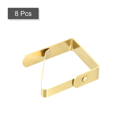 Harfington Tablecloth Clips 430 Stainless Steel Holder for Home Restaurant Outdoor Picnic Table Cloth Fixing