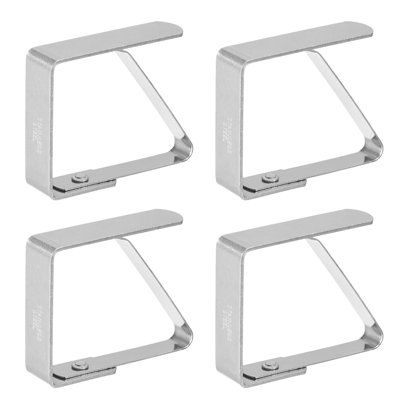 Harfington Tablecloth Clips 430 Stainless Steel Holder for Home Restaurant Outdoor Picnic Table Cloth Fixing