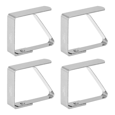 Harfington Tablecloth Clips 430 Stainless Steel Holder for Home Restaurant Outdoor Picnic Table Cloth Fixing