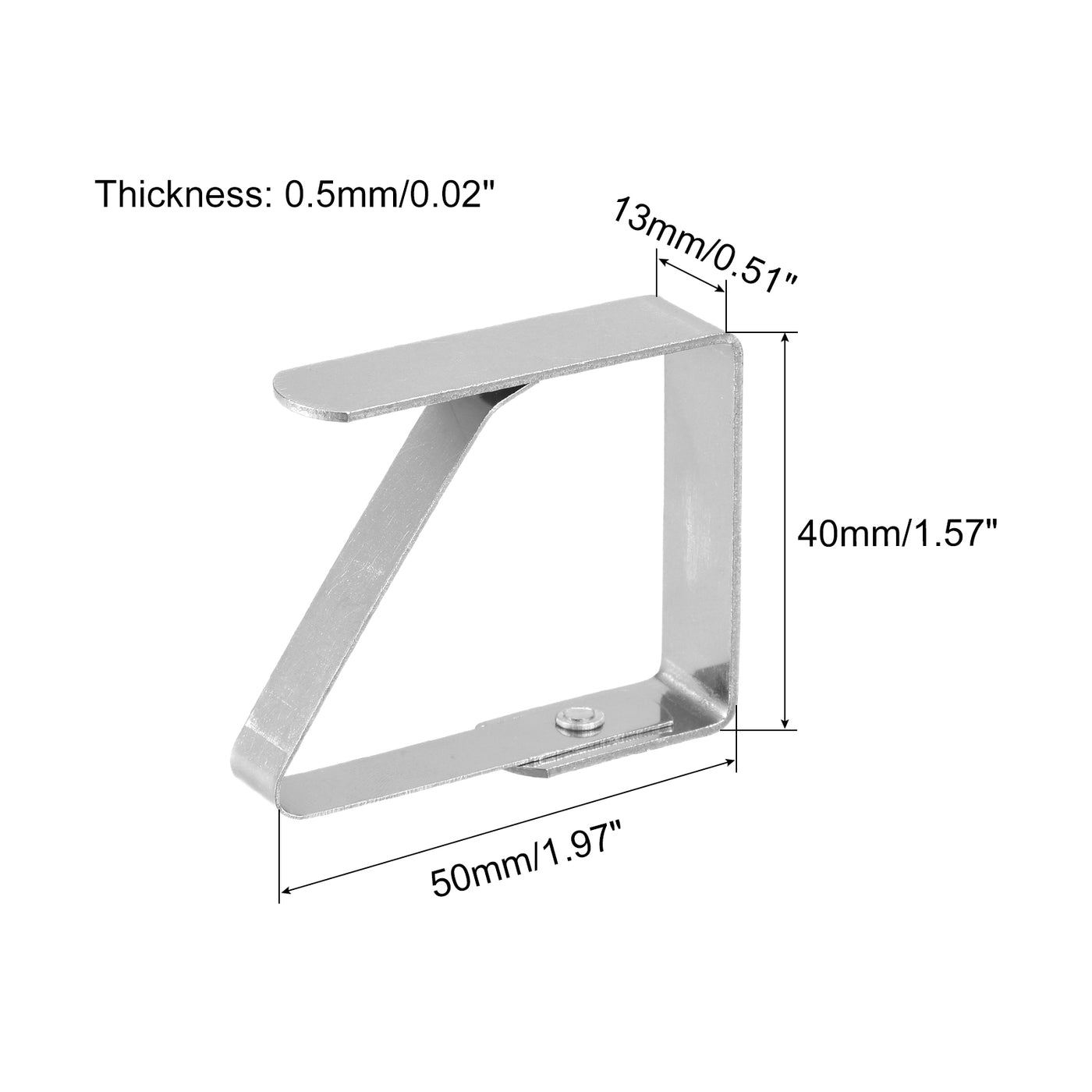 Harfington Tablecloth Clips 430 Stainless Steel Holder for Home Restaurant Banquet Outdoor Picnic Table Cloth Fixing