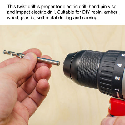 Harfington Micro Engraving Drill Bit, High-Speed Steel Uncoated