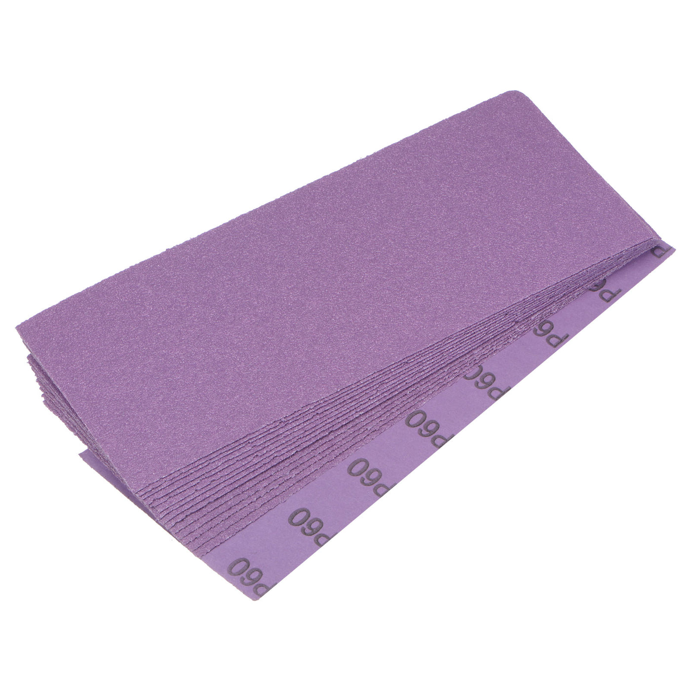 Harfington 15 Pcs Purple Sanding Sheets 60 Grit 9" x 3.7" Aluminum Oxide Sandpapers