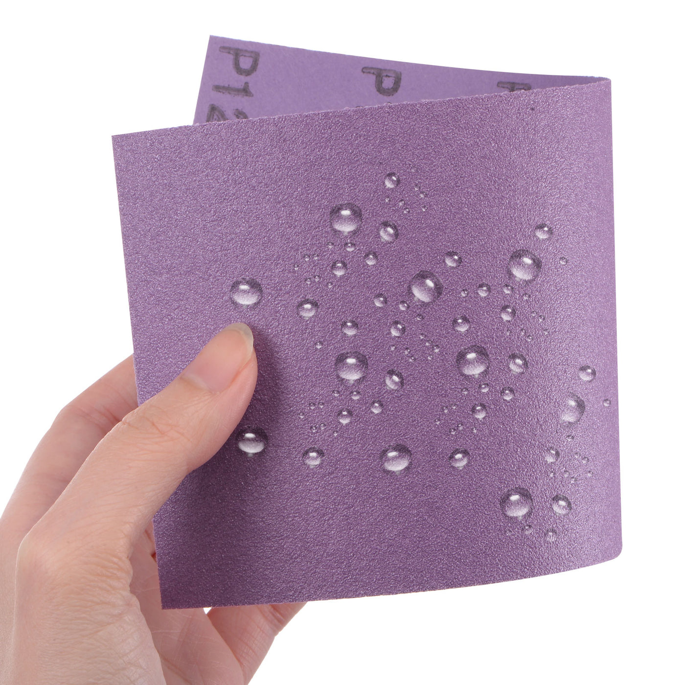 Harfington 15 Pcs Purple Sanding Sheets 120 Grit 9" x 3.7" Aluminum Oxide Sandpapers