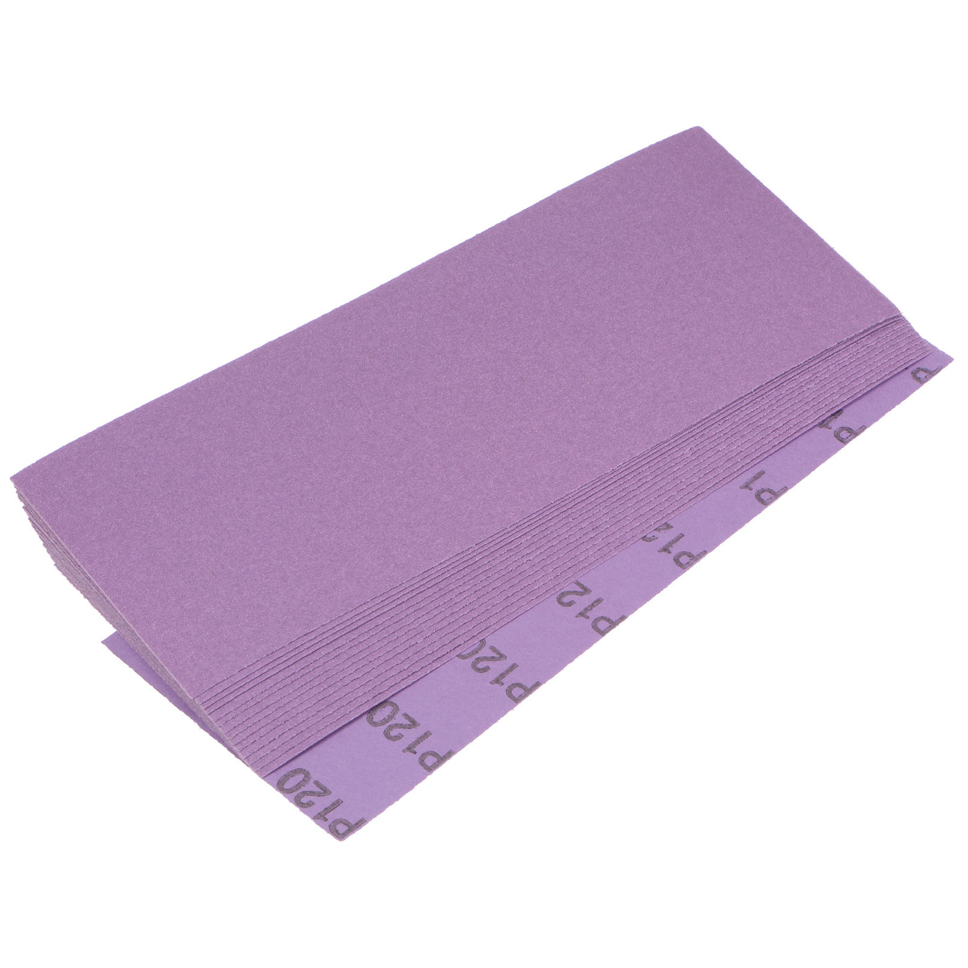 Harfington 15 Pcs Purple Sanding Sheets 120 Grit 9" x 3.7" Aluminum Oxide Sandpapers