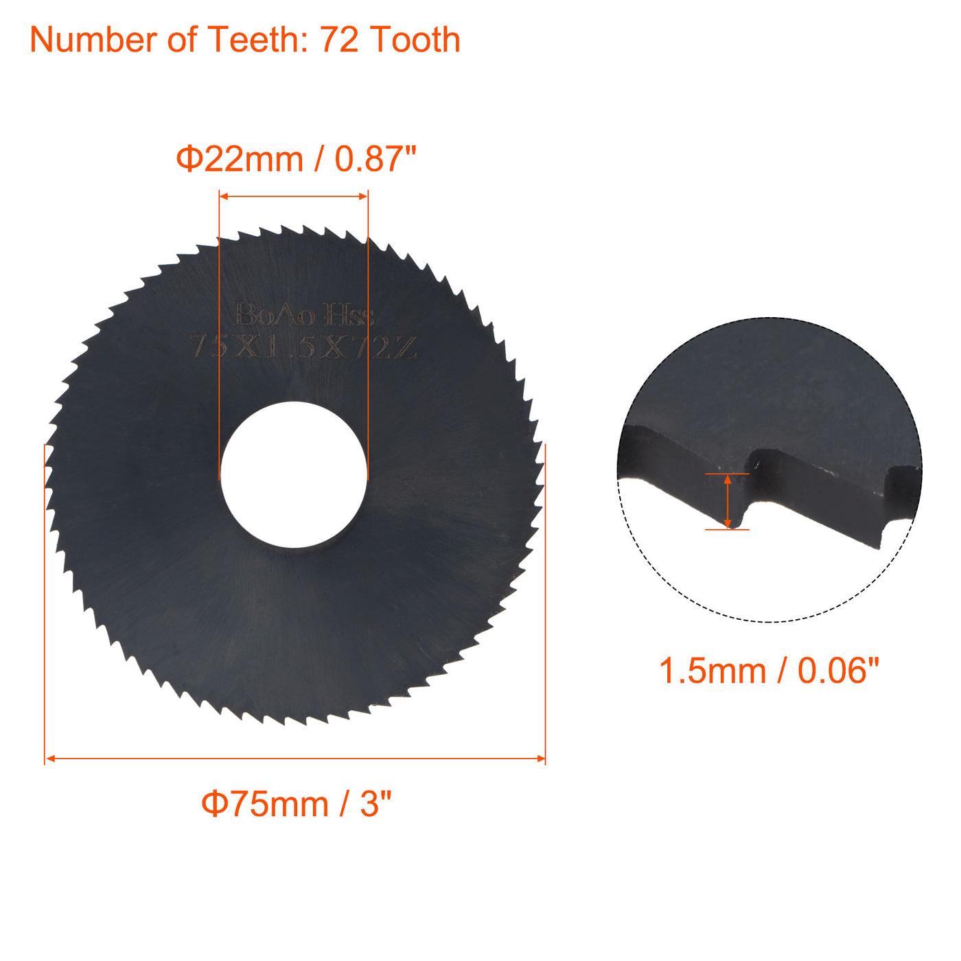 Harfington Nitriding Circular Saw Blade Cutter Tool