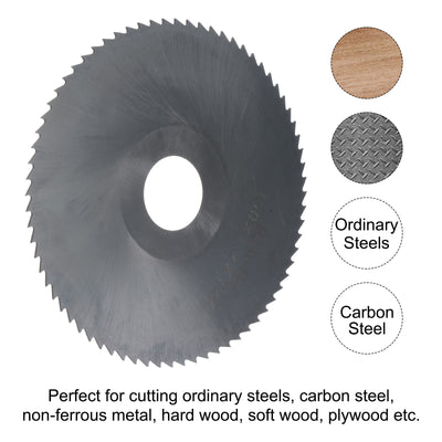 Harfington 150mm Dia 32mm Arbor 1.2mm Thick 72 Tooth Nitriding Circular Saw Blade Cutter