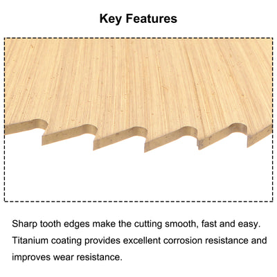 Harfington Titanium Coated Circular Saw Blade Cutter