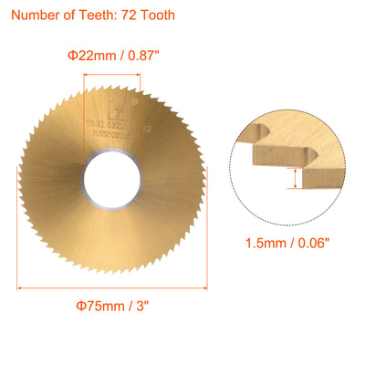 Harfington Titanium Coated Circular Saw Blade Cutter