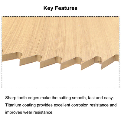 Harfington Titanium Coated Circular Saw Blade Cutter