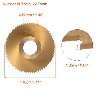 Harfington Titanium Coated Circular Saw Blade Milling Cutter