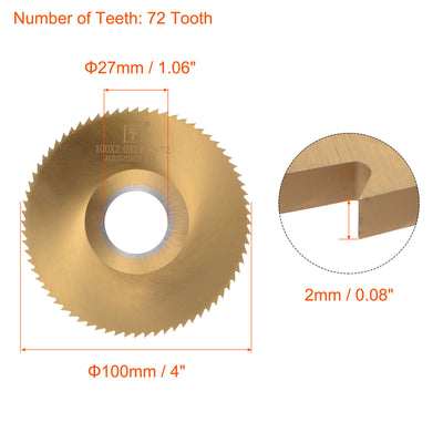 Harfington Titanium Coated Circular Saw Blade Milling Cutter