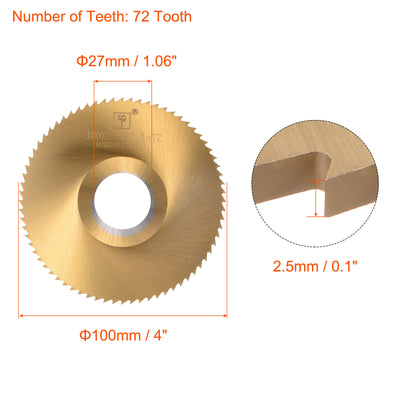 Harfington Titanium Coated Circular Saw Blade Milling Cutter
