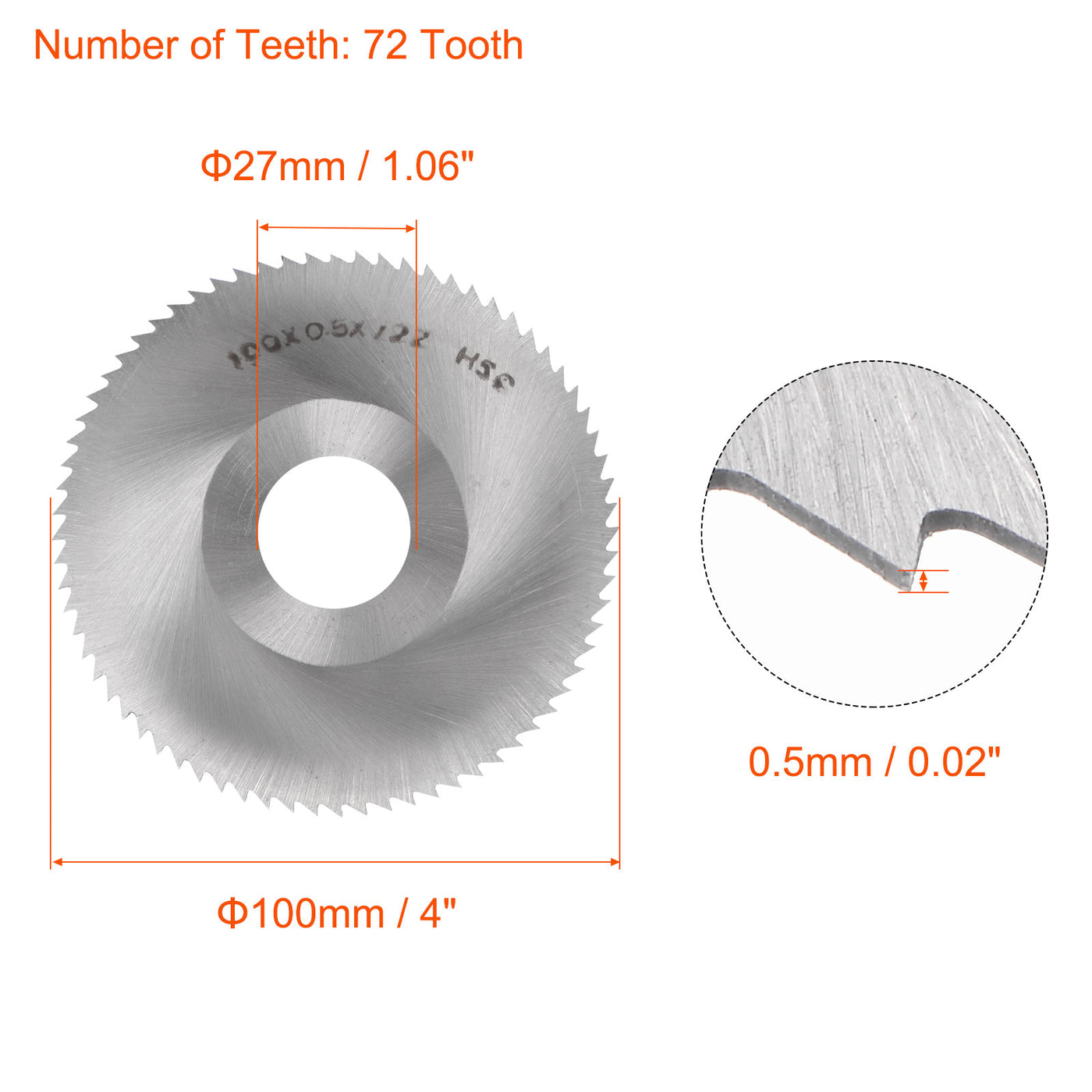 Harfington High Speed Steel Circular Saw Blade Milling Cutter