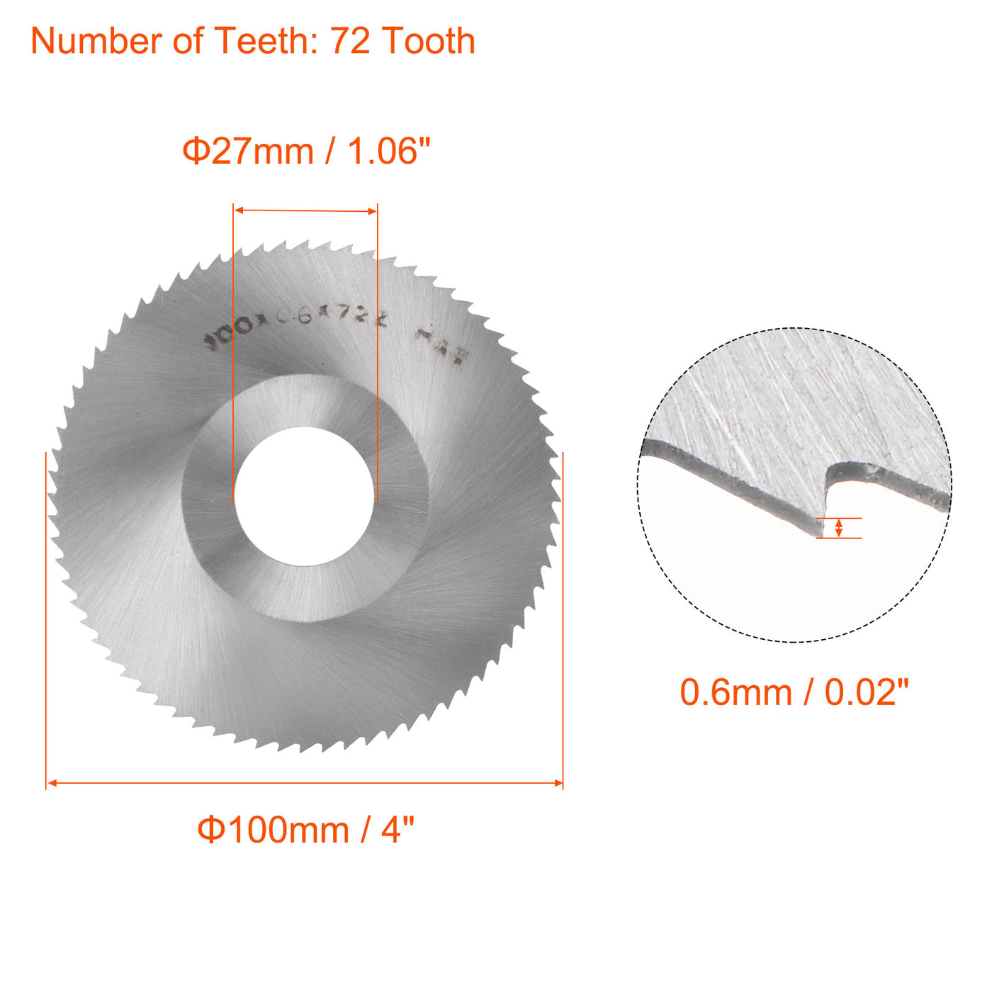 Harfington High Speed Steel Circular Saw Blade Milling Cutter