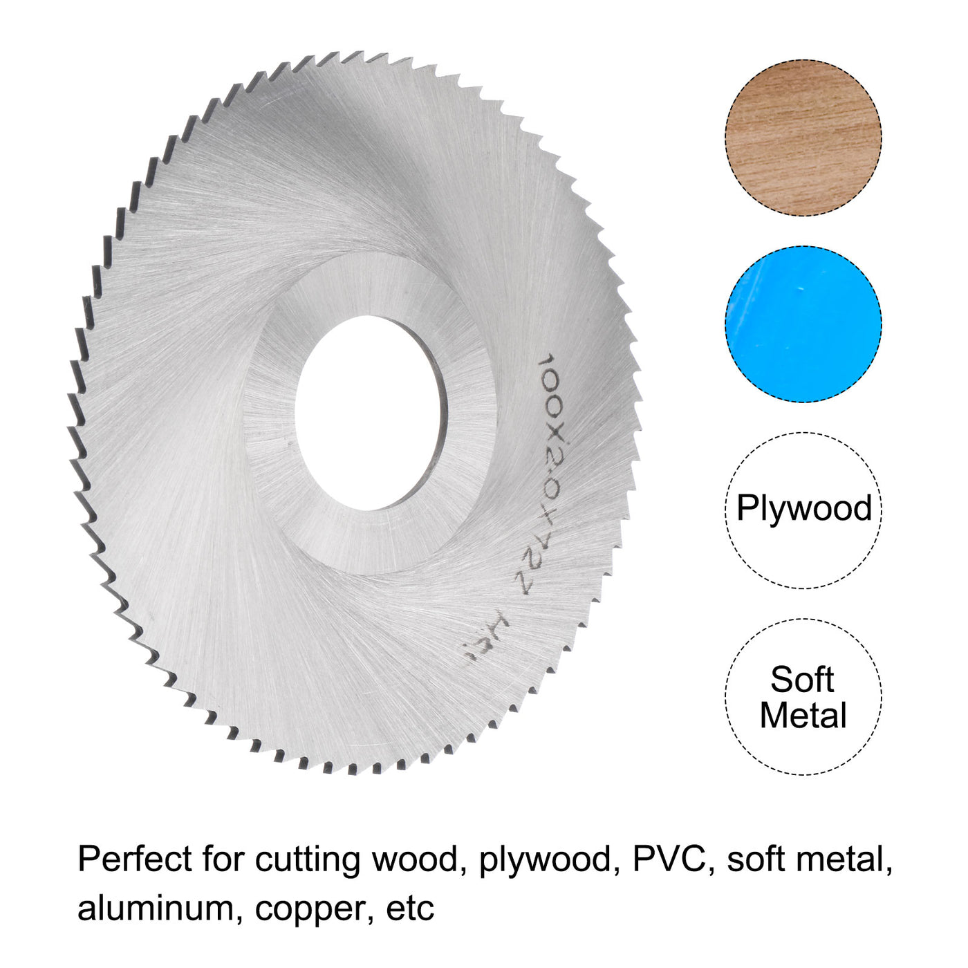 Harfington High Speed Steel Circular Saw Blade Milling Cutter