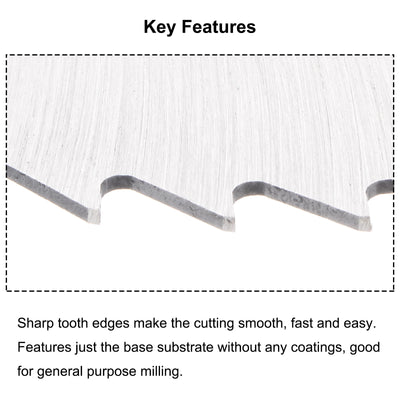 Harfington 150mm Dia 32mm Arbor 1mm Thick 72 Tooth High Speed Steel Circular Saw Blade