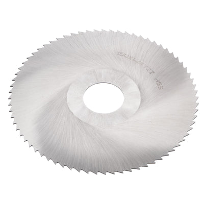 Harfington 150mm Dia 32mm Arbor 1.2mm Thick 72 Tooth High Speed Steel Circular Saw Blade
