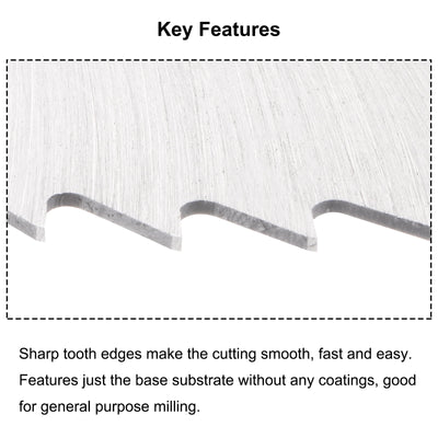 Harfington 150mm Dia 32mm Arbor 1.5mm Thick 72 Tooth High Speed Steel Circular Saw Blade