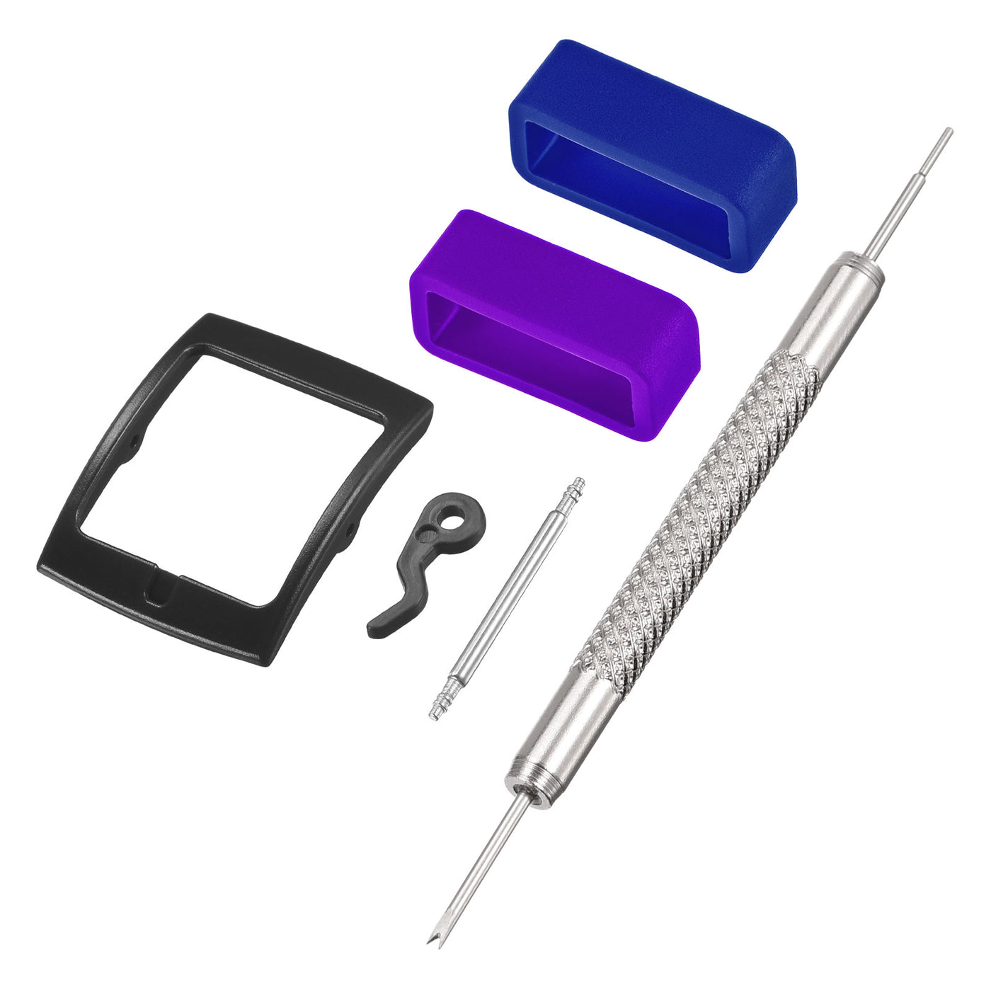 uxcell Buckle Strap Loops for Watch Band W Pin Remover