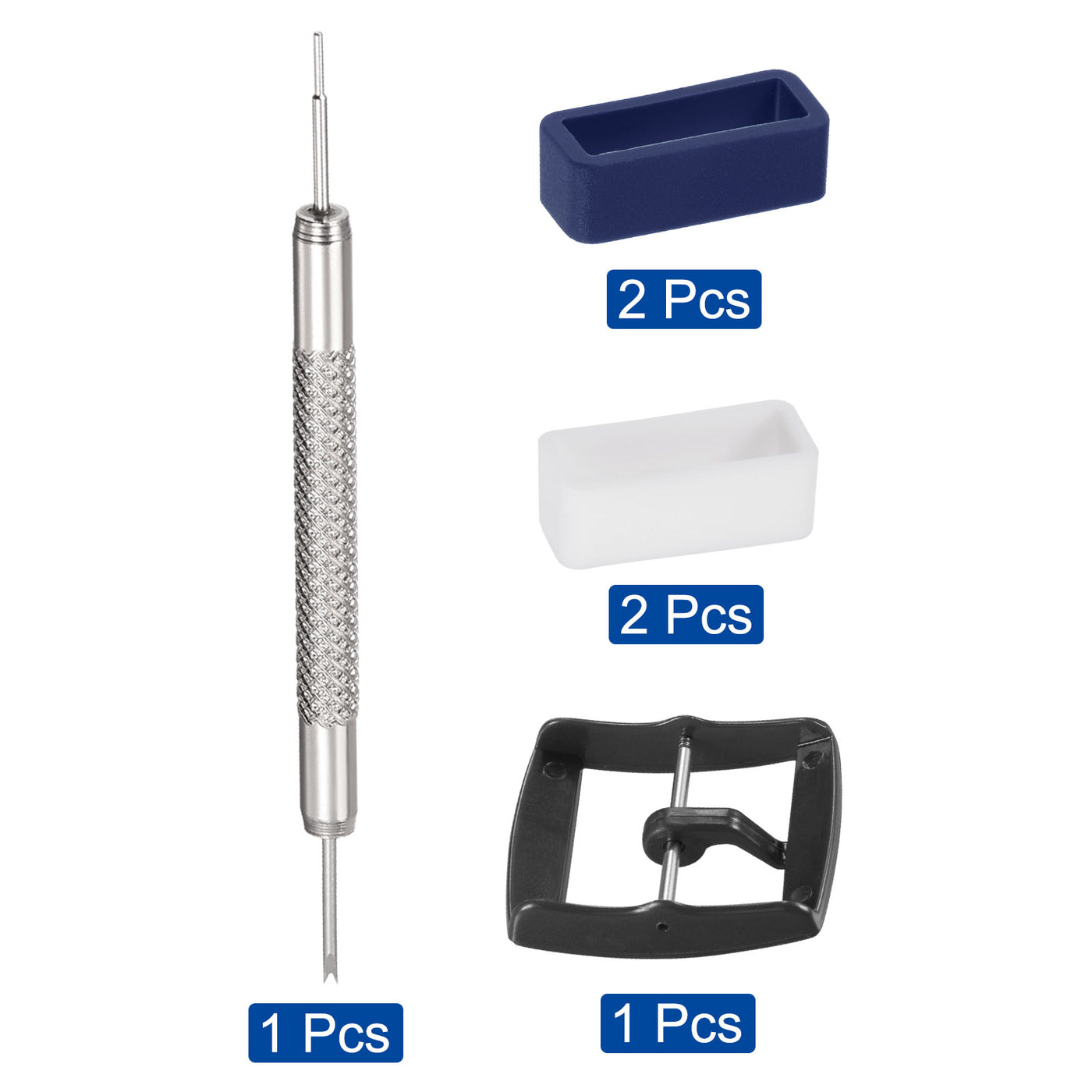 uxcell Buckle Loop for Watch Band with Pin Remover