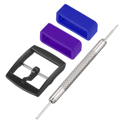 Harfington Buckle Strap Loops for Watch Band W Pin Remover