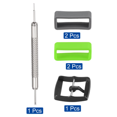 Harfington Buckles, Loops for Watch Bands with Pin Removers