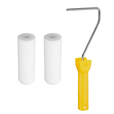 Harfington Paint Roller Kit, Oil Based Sponge Roller Covers and Paint Roller Frame