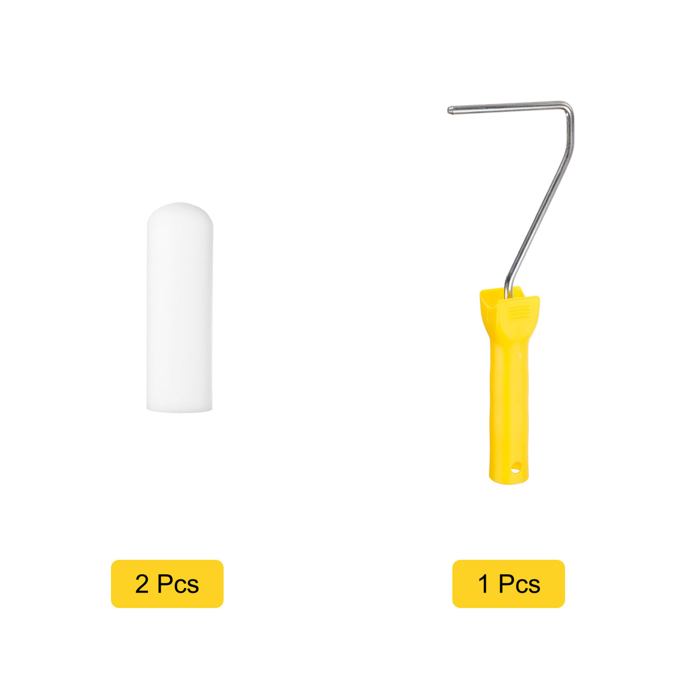 Harfington Paint Roller Kit, Water Based Sponge Roller Covers and Paint Roller Frame